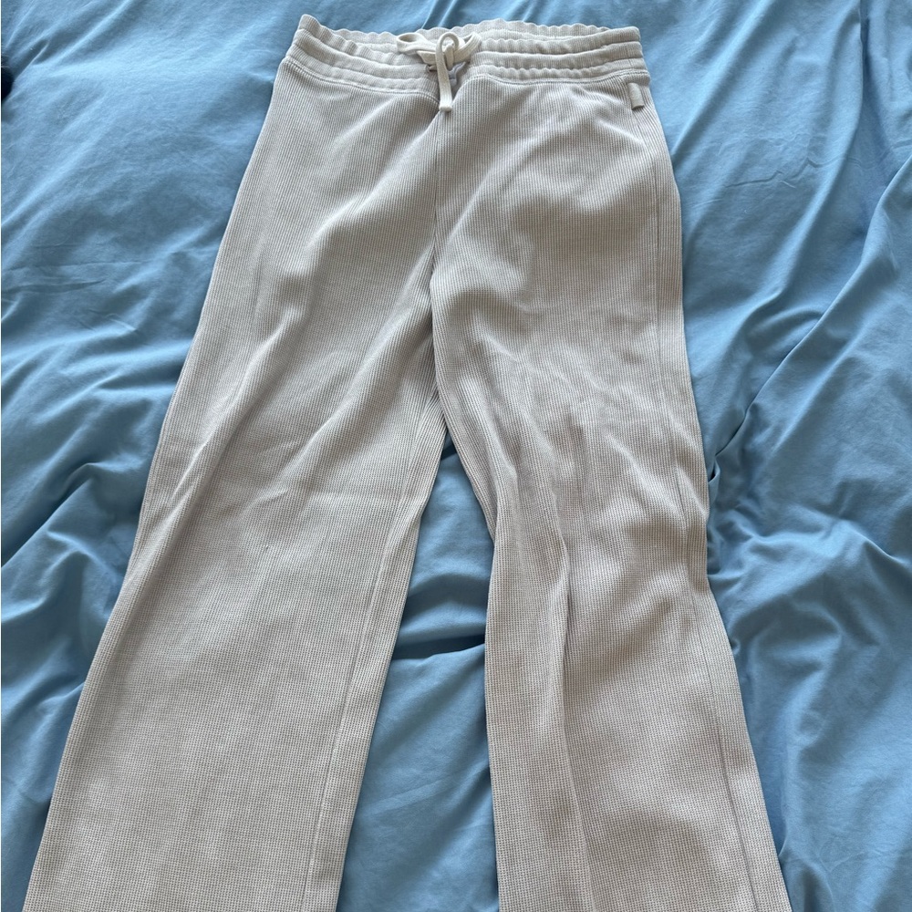 Gilly Hicks Light Gray Ribbed Pants